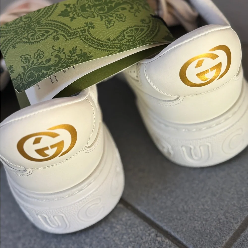 NWT Gucci Dali GG Embroidered Sneakers EU 41 Style 675840 - Picture 3 of 11